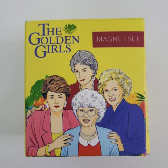 The Golden Girls Magnet Set Booklet Rose Sophia Dorothy Blanche Lanai Joke Quote - Picture 11 of 12